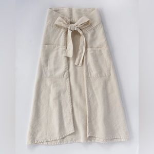Tigerowl Wrap Skirt in Oyster OS Excellent Condition
